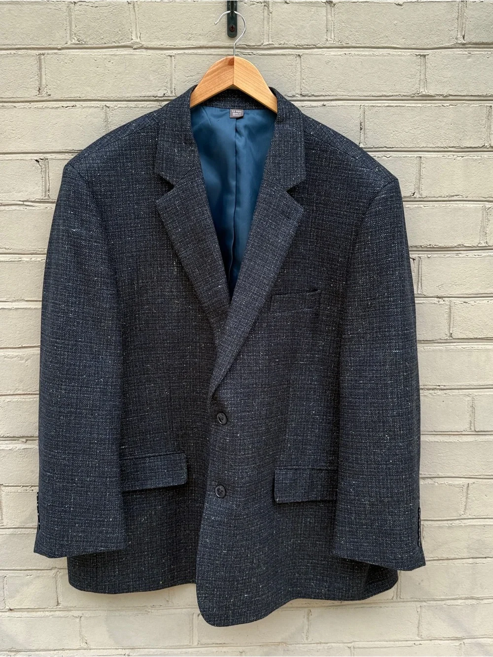 Oak Hill DXL Men's Sport Coat 52 REG Charcoal Grey Reda 1865 Italian Wool Blazer
